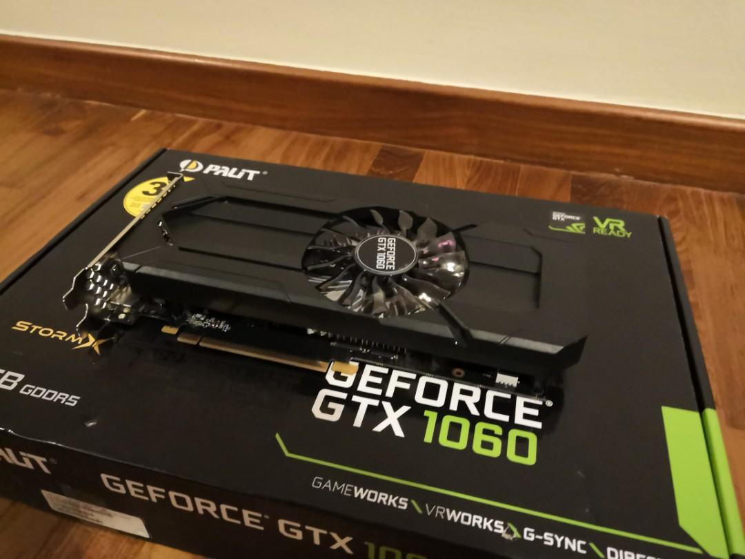 GTX 1060 Palit StormX 3GB, Computers & Tech, Parts & Accessories ...