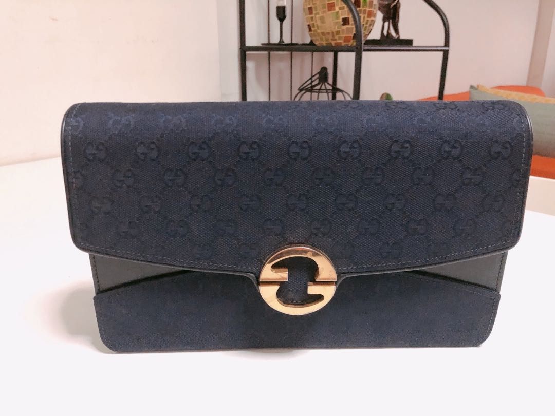 blue gucci fabric