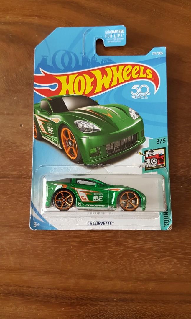 hot wheels c6 corvette tooned