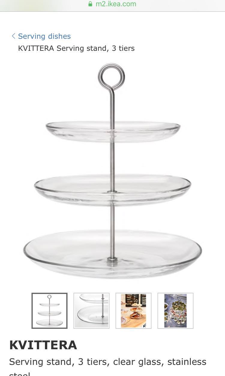 Ikea Dessert Cupcake Serving Stand Home Appliances Kitchenware On Carousell
