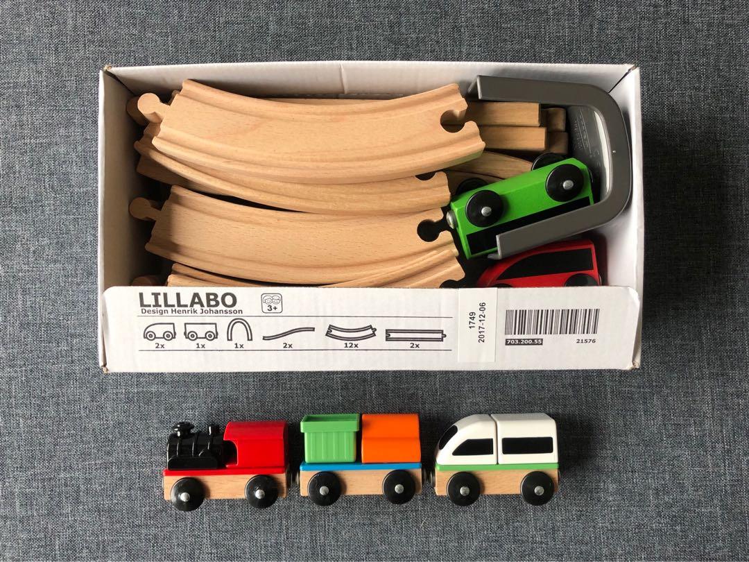 used wooden train tracks