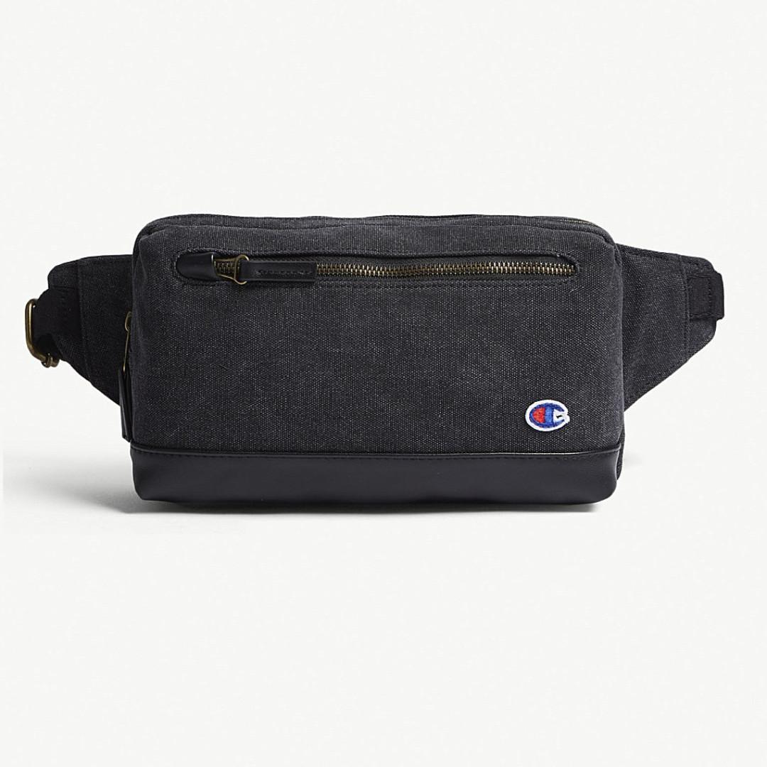 black champion bum bag