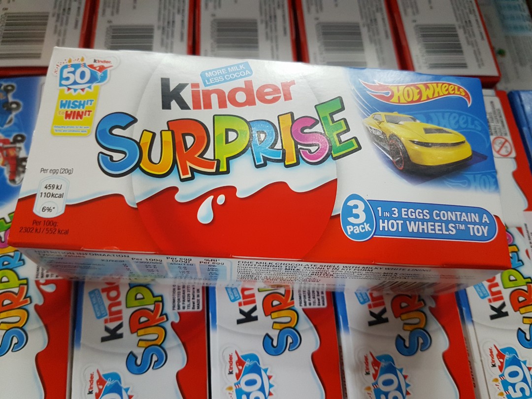 kinder surprise hot wheels