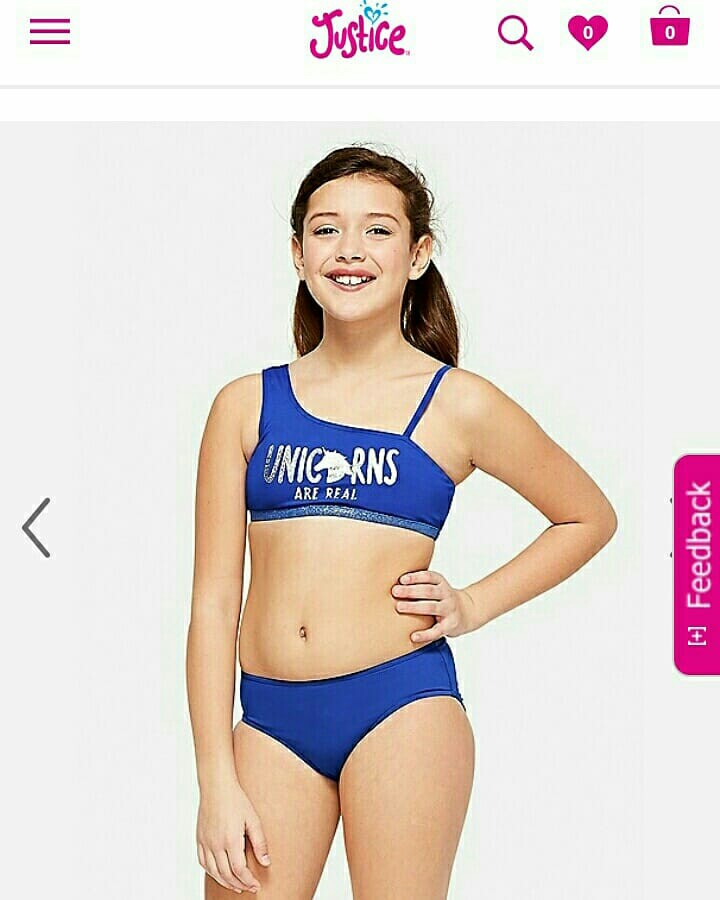 Justice unicorn swimsuit online