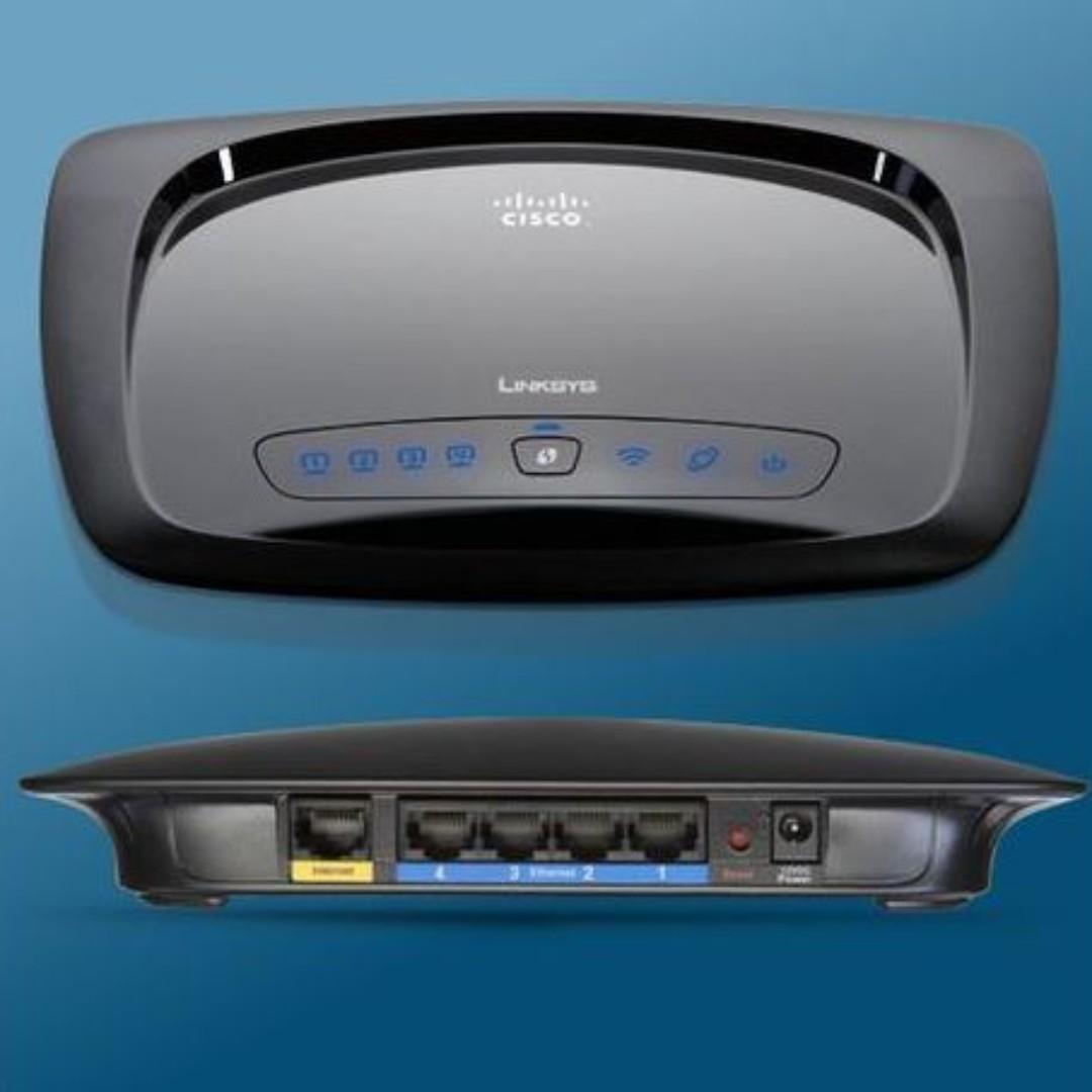 Linksys Cisco Wireless N Home Broadband Router Wrt1n For Home Wi Fi Network Electronics Computer Parts Accessories On Carousell