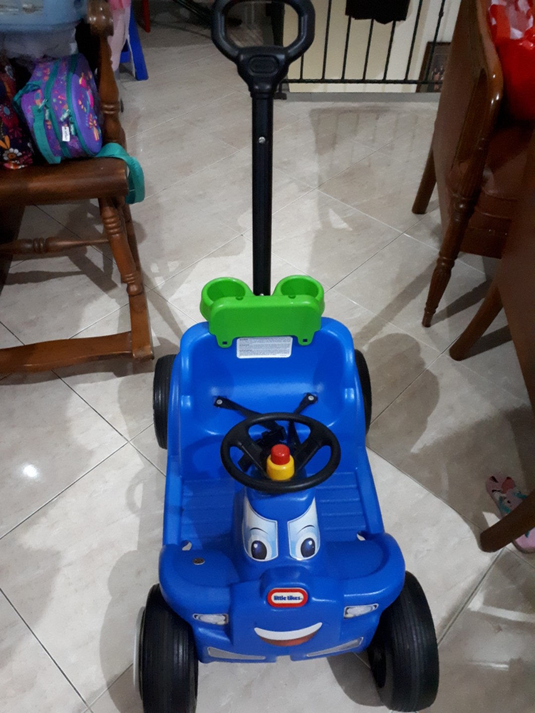 Little tikes blue car, Babies & Kids, Toys & Walkers on Carousell