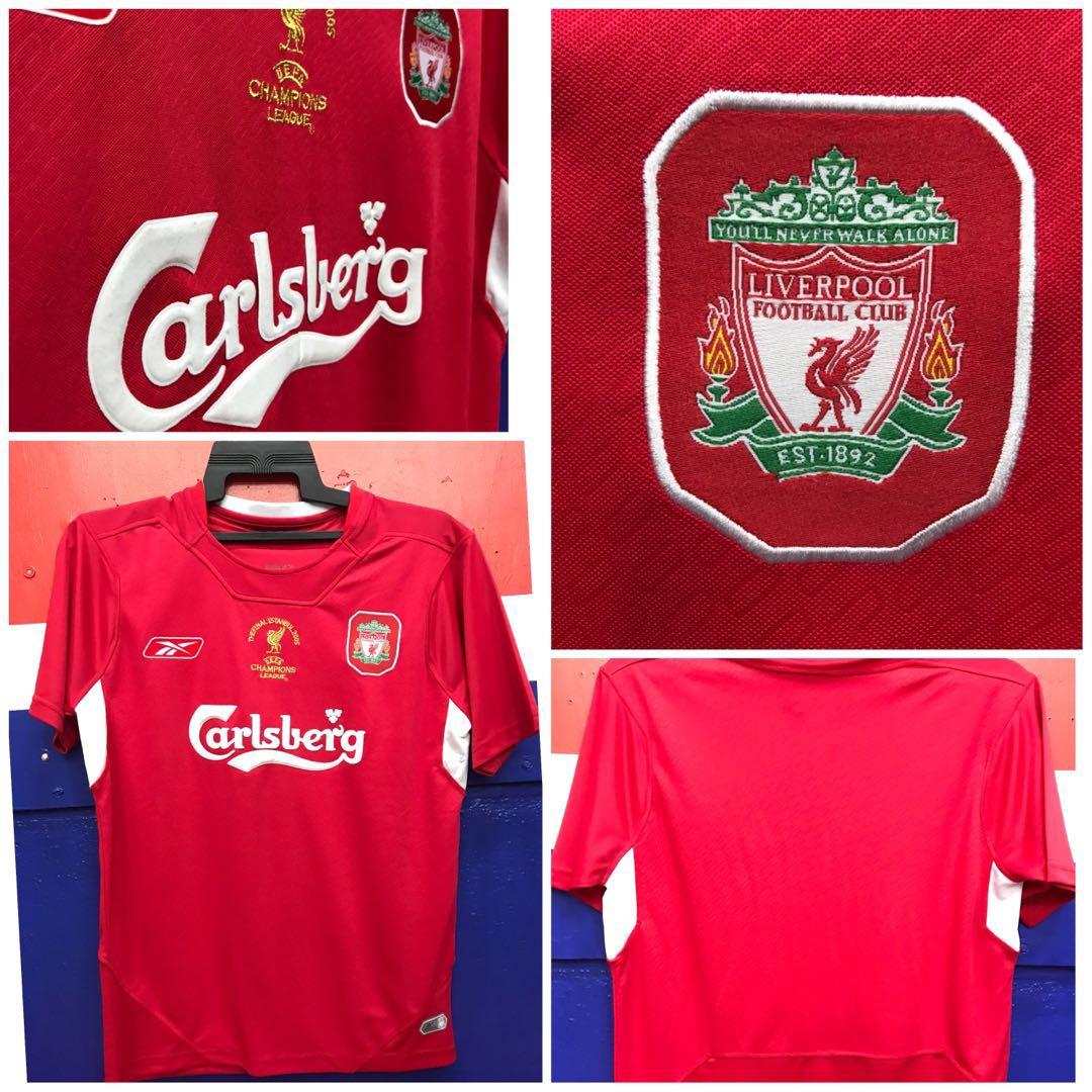 liverpool 2005 retro shirt