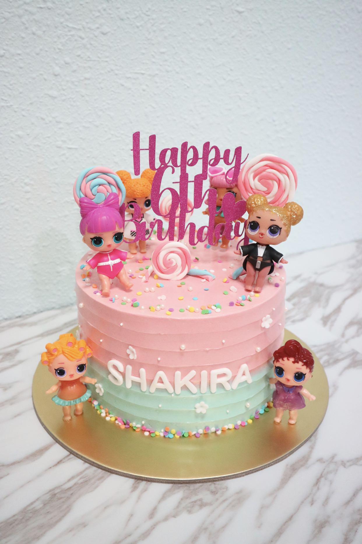 Lol Doll Cake Food Drinks Baked Goods On Carousell
