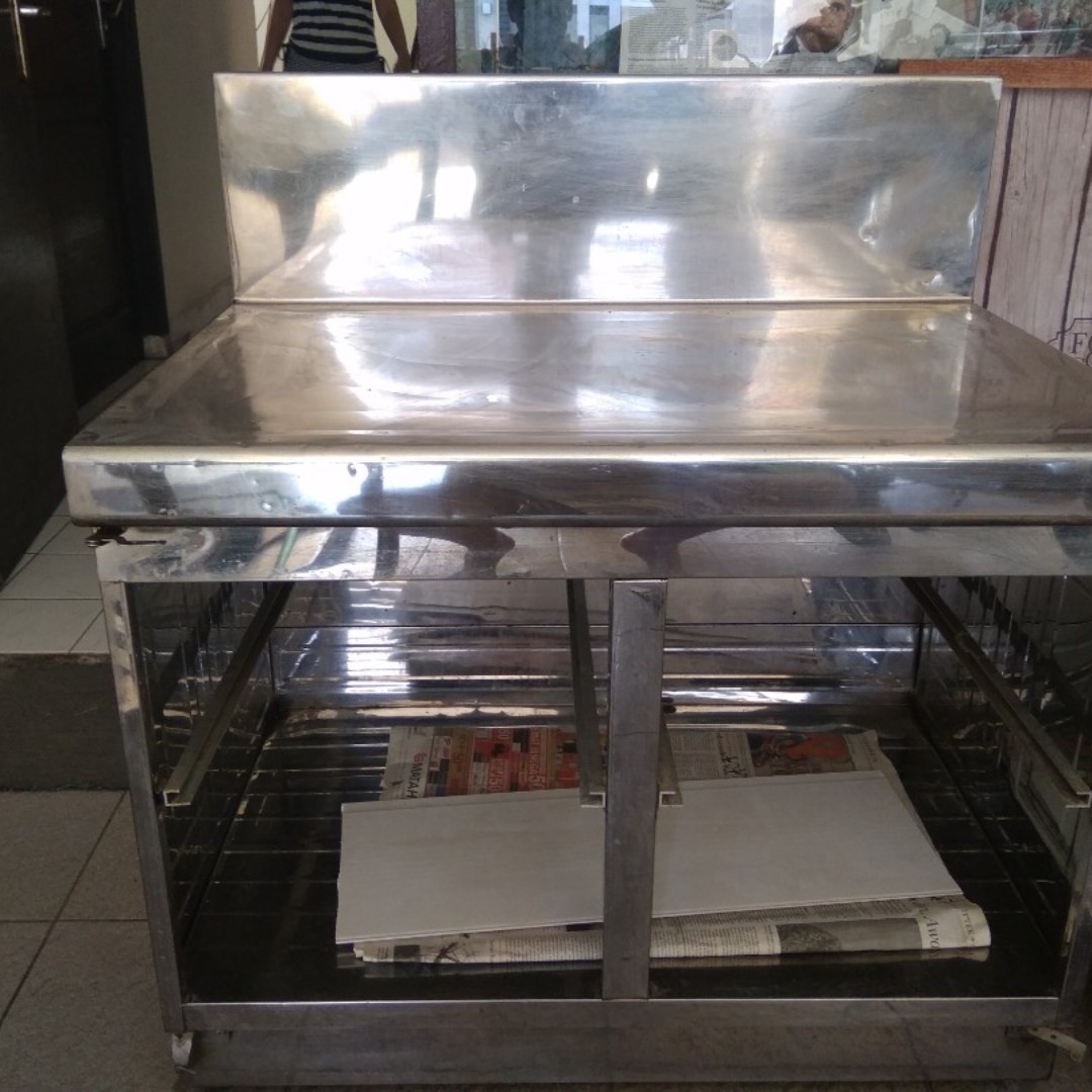 Meja Kompor Stainless Besi Kitchen Appliances Di Carousell