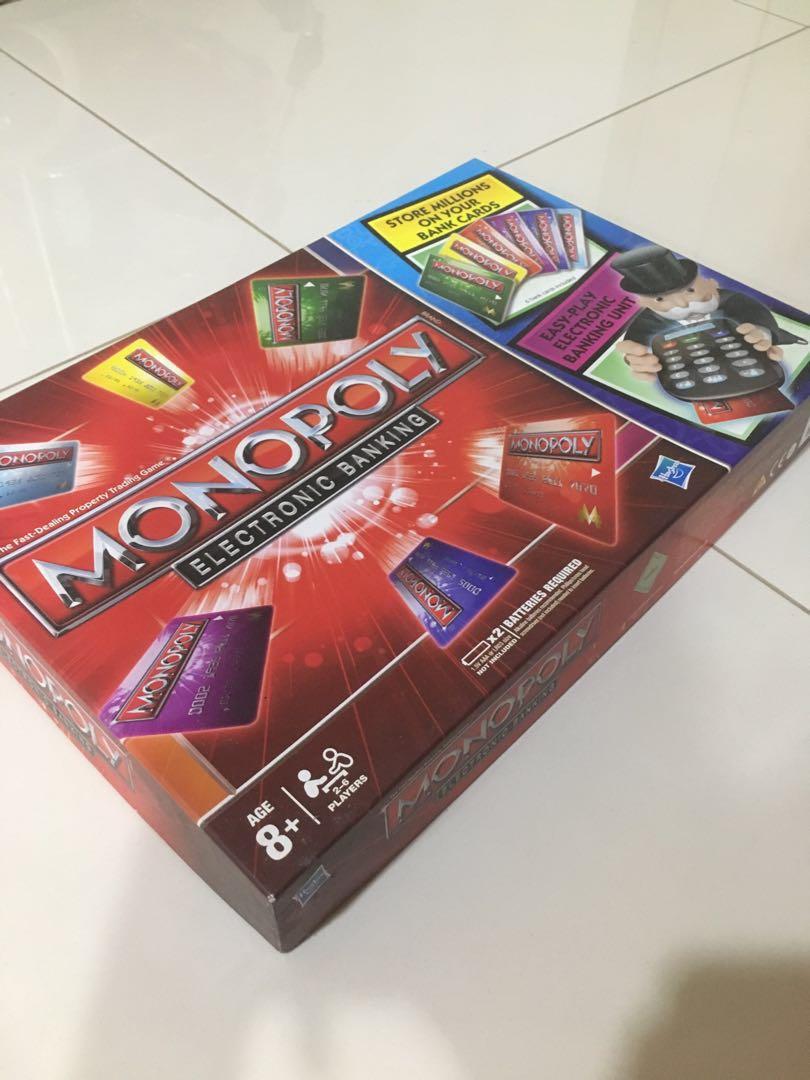 Monopoly Electronic Banking Board Game Toys Games Board Games