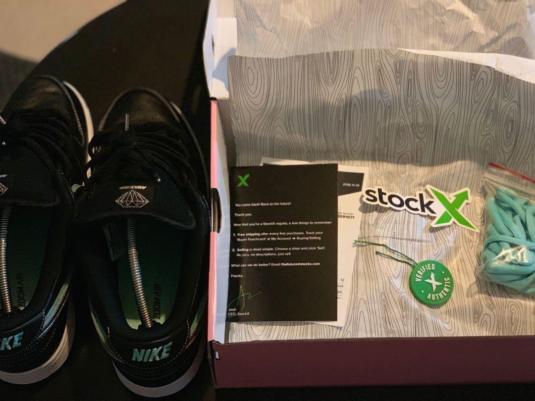 Nike SB Dunk Low Pro Diamond Supply Black Diamond Men s Fashion Footwear Sneakers on Carousell