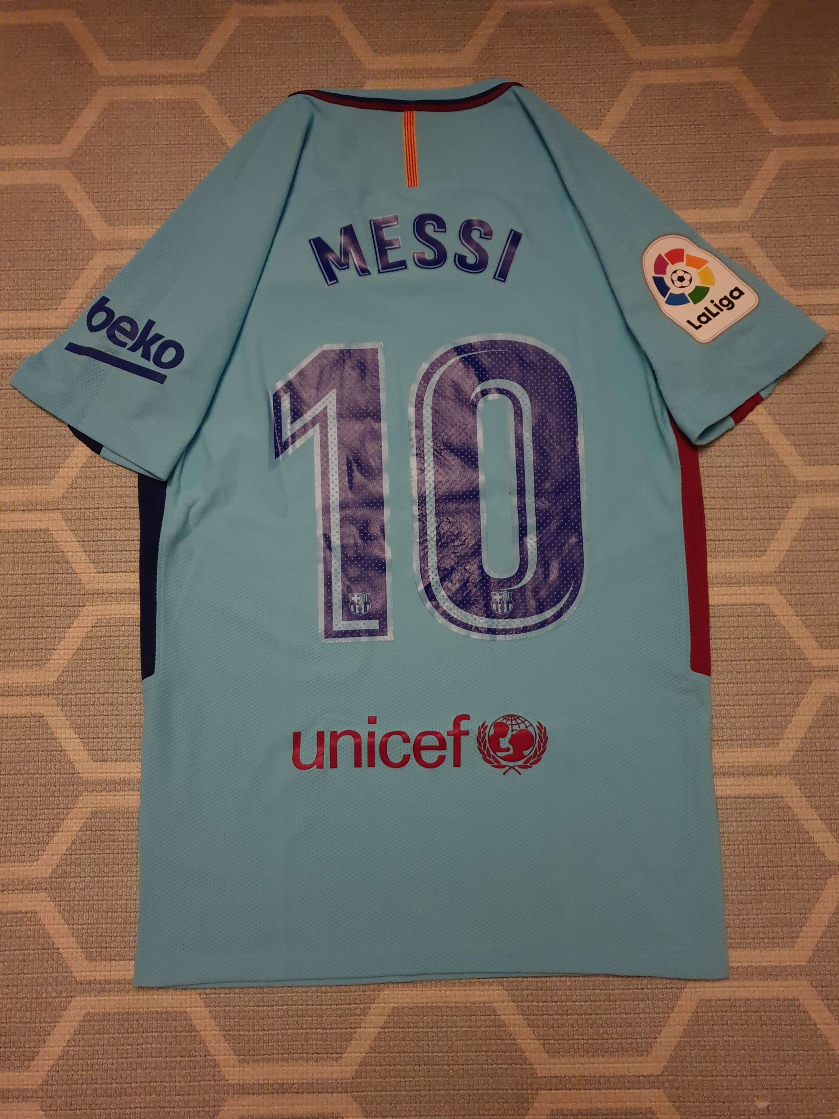 messi authentic barcelona jersey