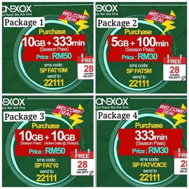 One Xox Prepaid Sim Card Top Up Card 28 Months Mobile Phones Tablets Others On Carousell