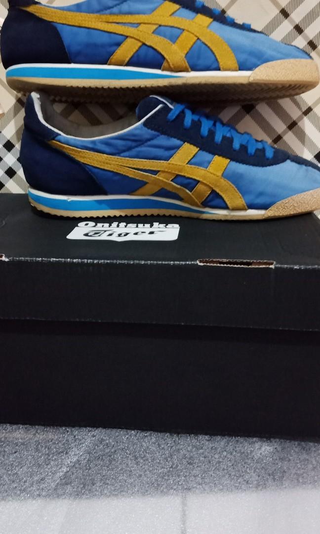 Onitsuka tiger corsair blue yellow Fesyen Pria Sepatu Sneakers