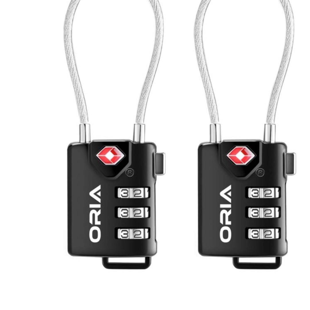 cable luggage locks