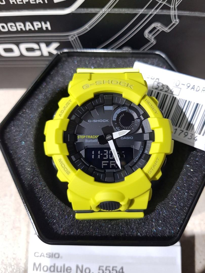 g shock gba 800 yellow