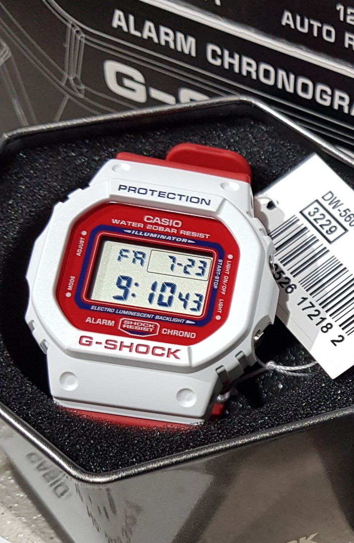 G shock sales red and white