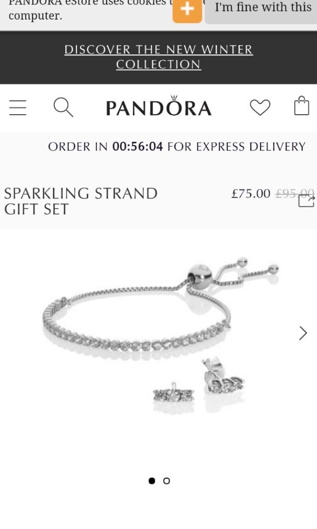 Sparkling strand gift set pandora clearance