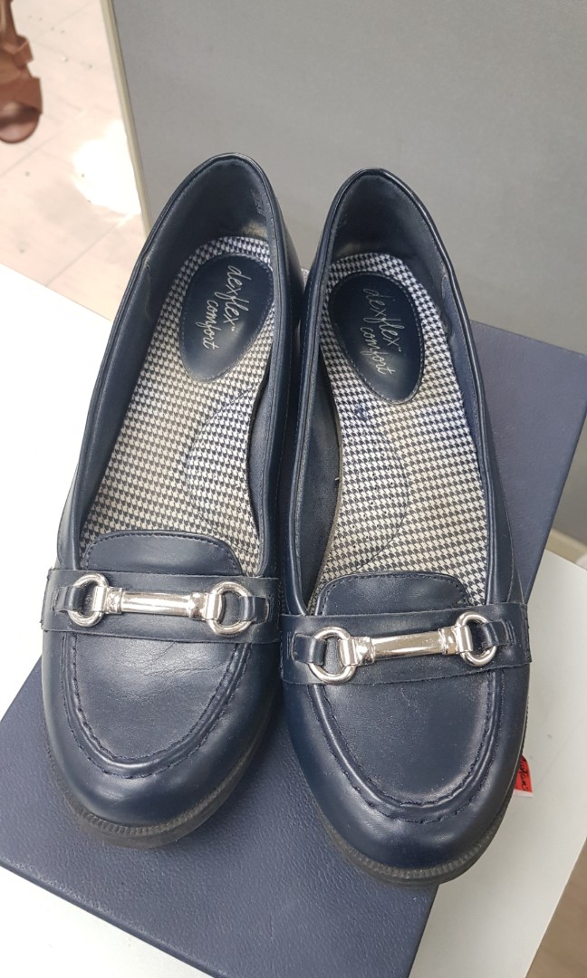 Payless Blue Loafer Shoes, Women's Fashion, Footwear, Loafers on Carousell