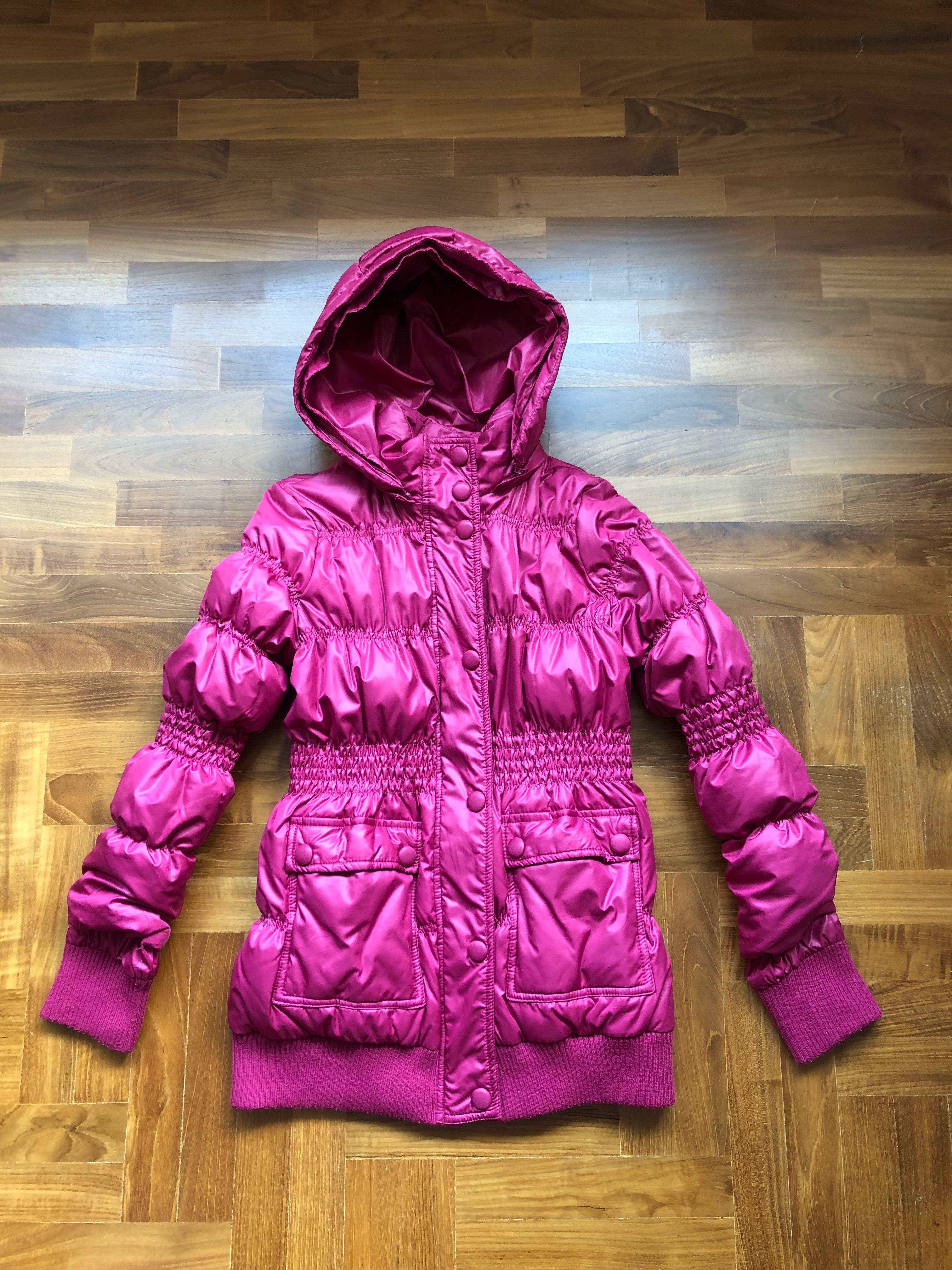 Preloved girl down jacket, Babies & Kids, Babies & Kids Fashion on