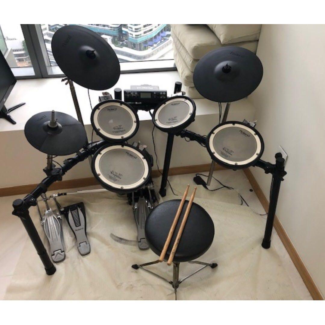 roland-td4-v-drums-electric-drum-kit-td-4-hobbies-toys-music