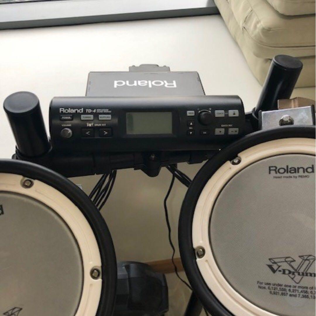 Roland TD4 V Drums Electric drum kit TD 4, Hobbies & Toys, Music