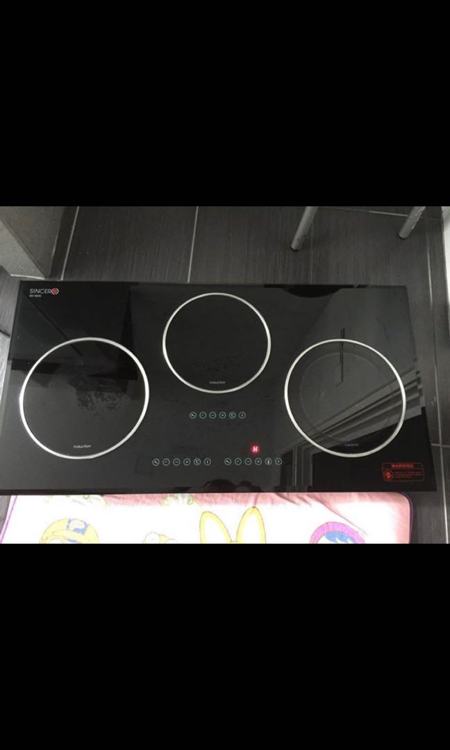 Sincero Ss 8000 triple ceramic cooker