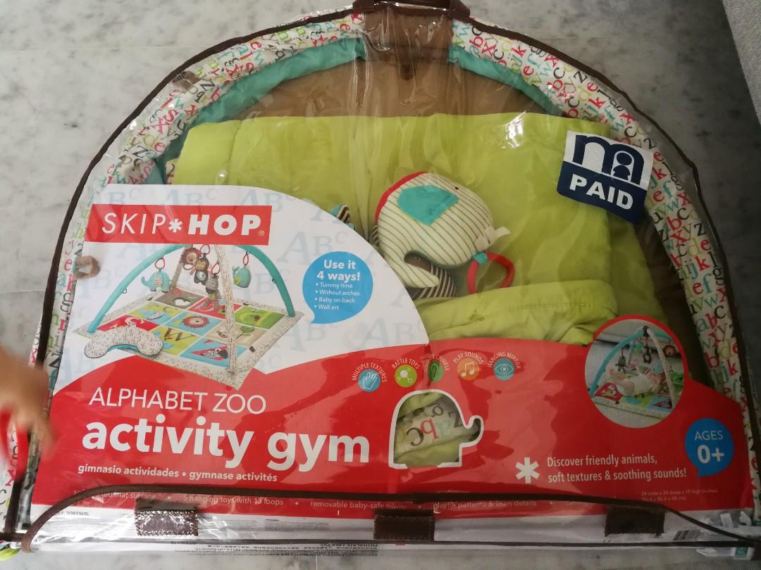Skip Hop Alphabet Zoo Activity Gym Play Mat Babies Kids Toys