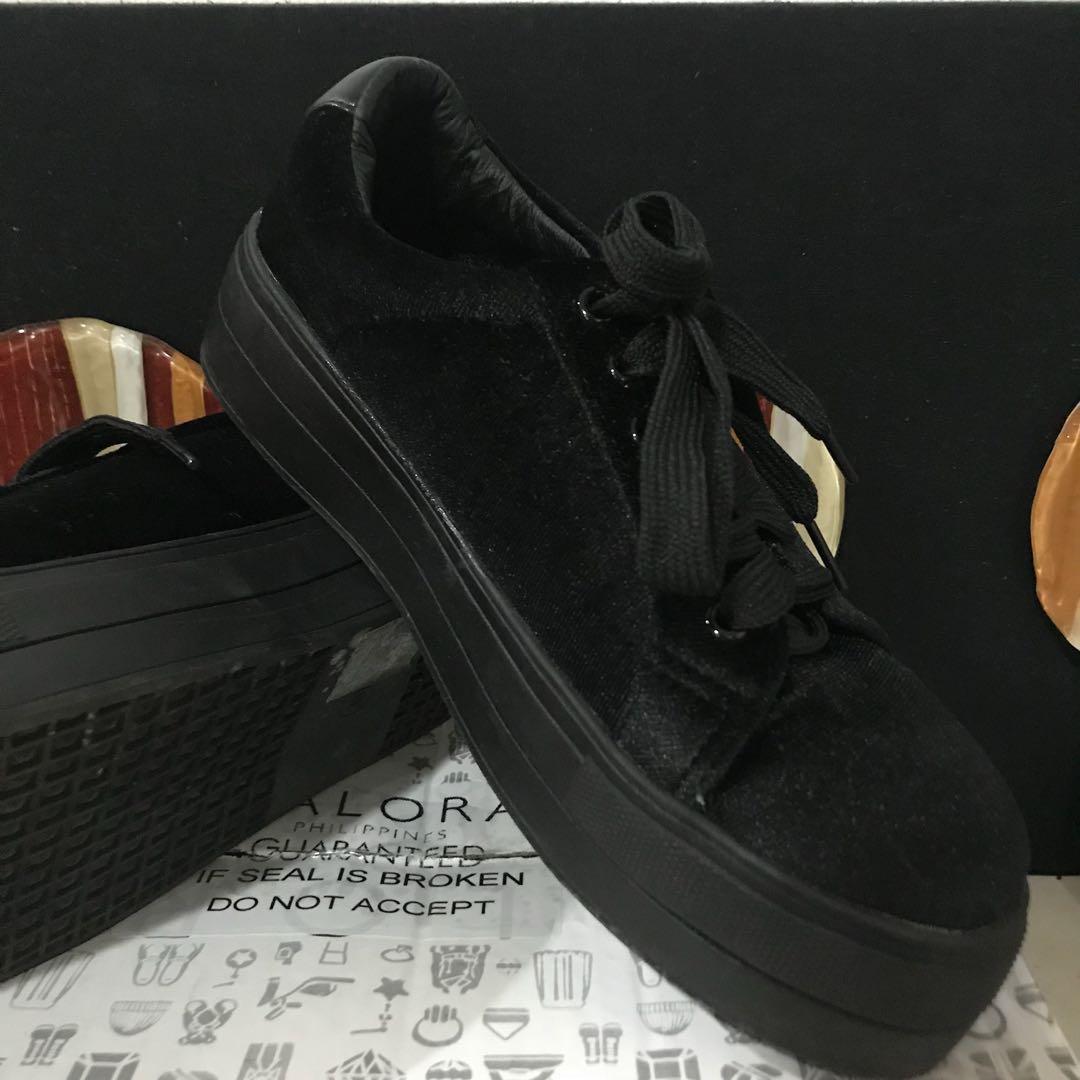 black velvet sneakers womens