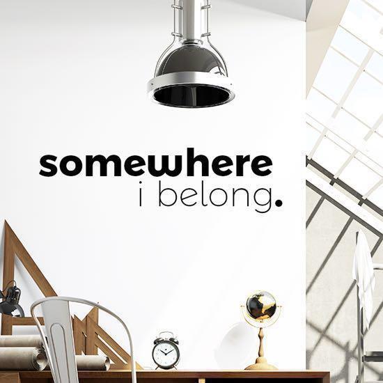 Somewhere I Belong Linkin Park Wall Sticker Wall Decal Furniture Home Decor On Carousell