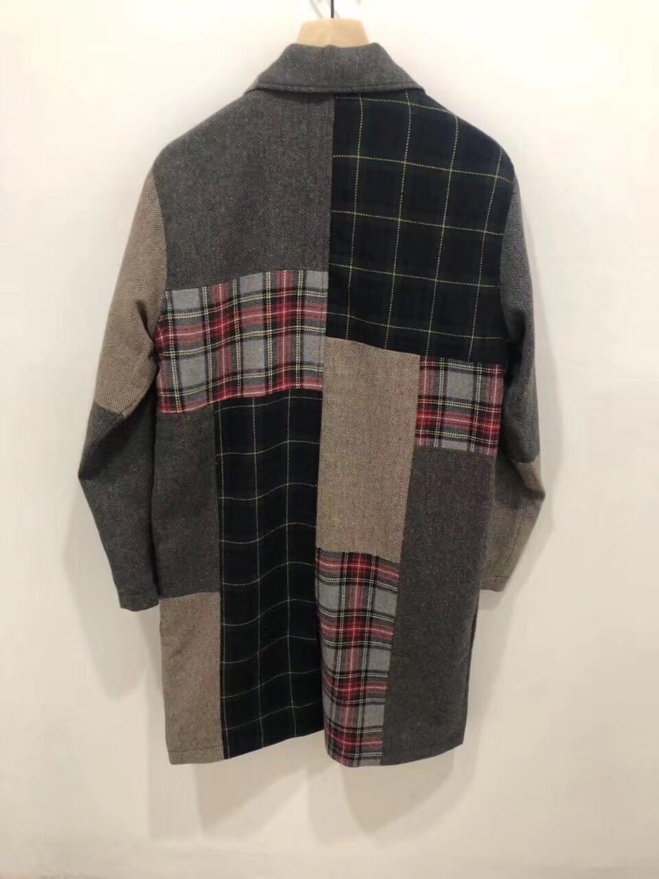 STUSSY PATCHWORK OVERCOAT Carousell