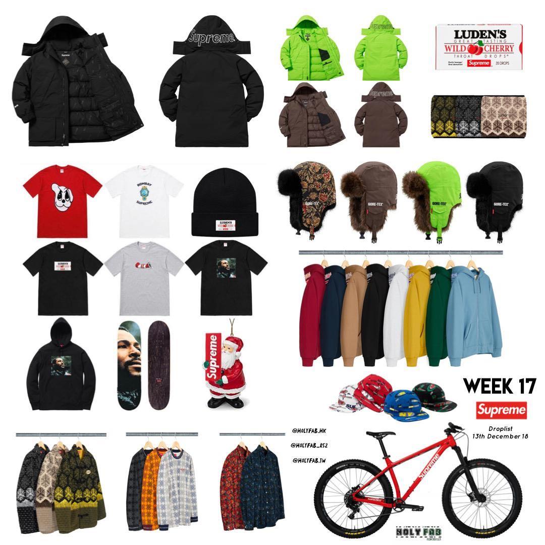 Supreme fw18 on sale week 17