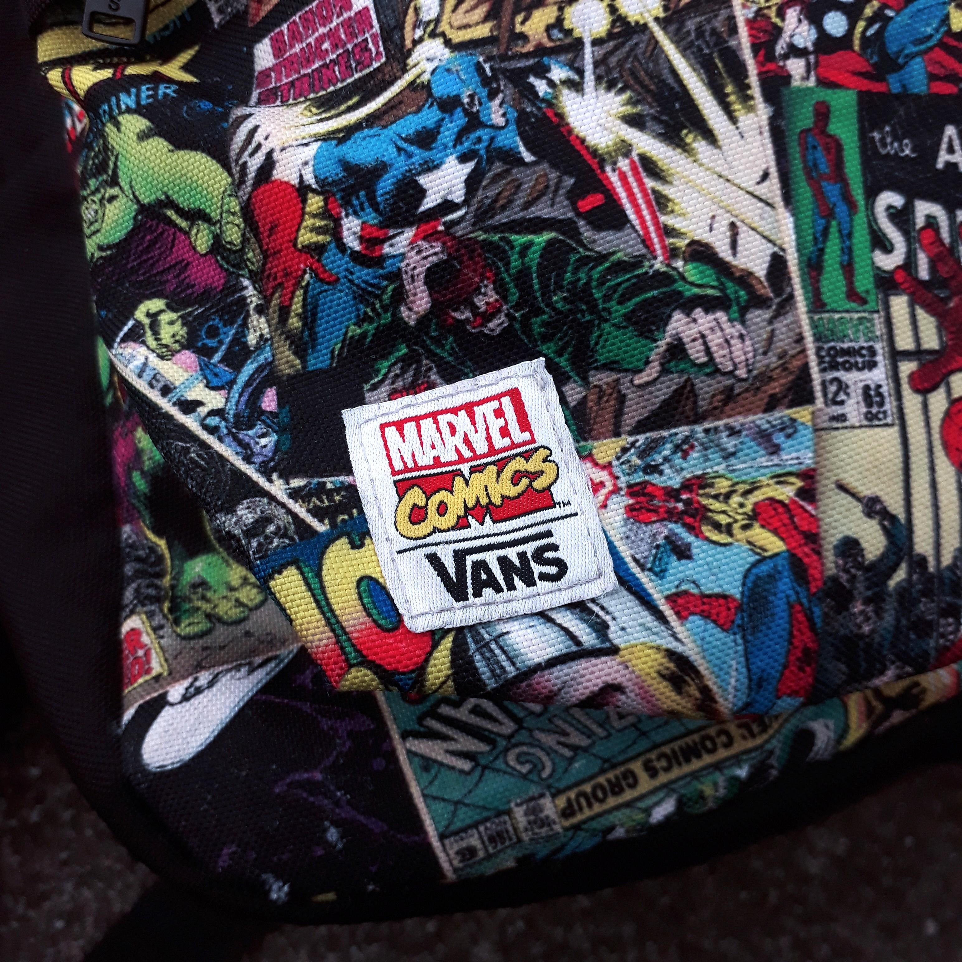 Tas Vans Marvel DC comics full print Medium size Fesyen Pria Tas