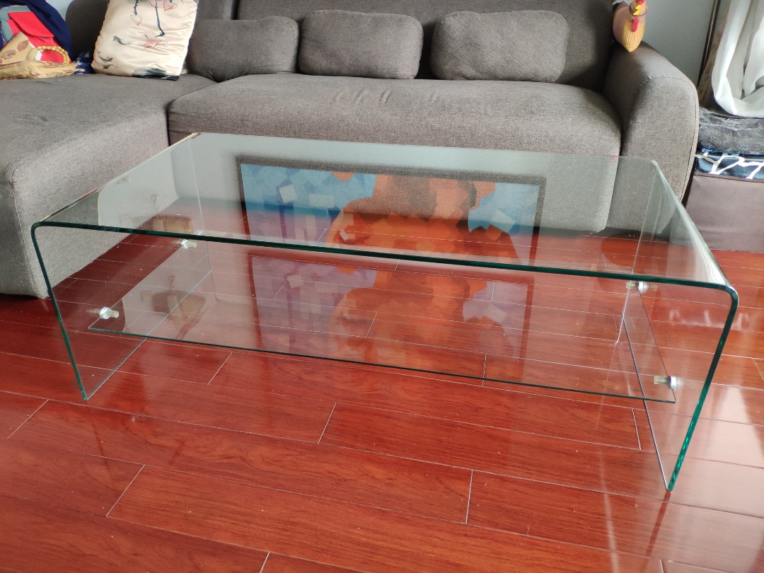 Tempered Glass Coffee Table Furniture Others On Carousell