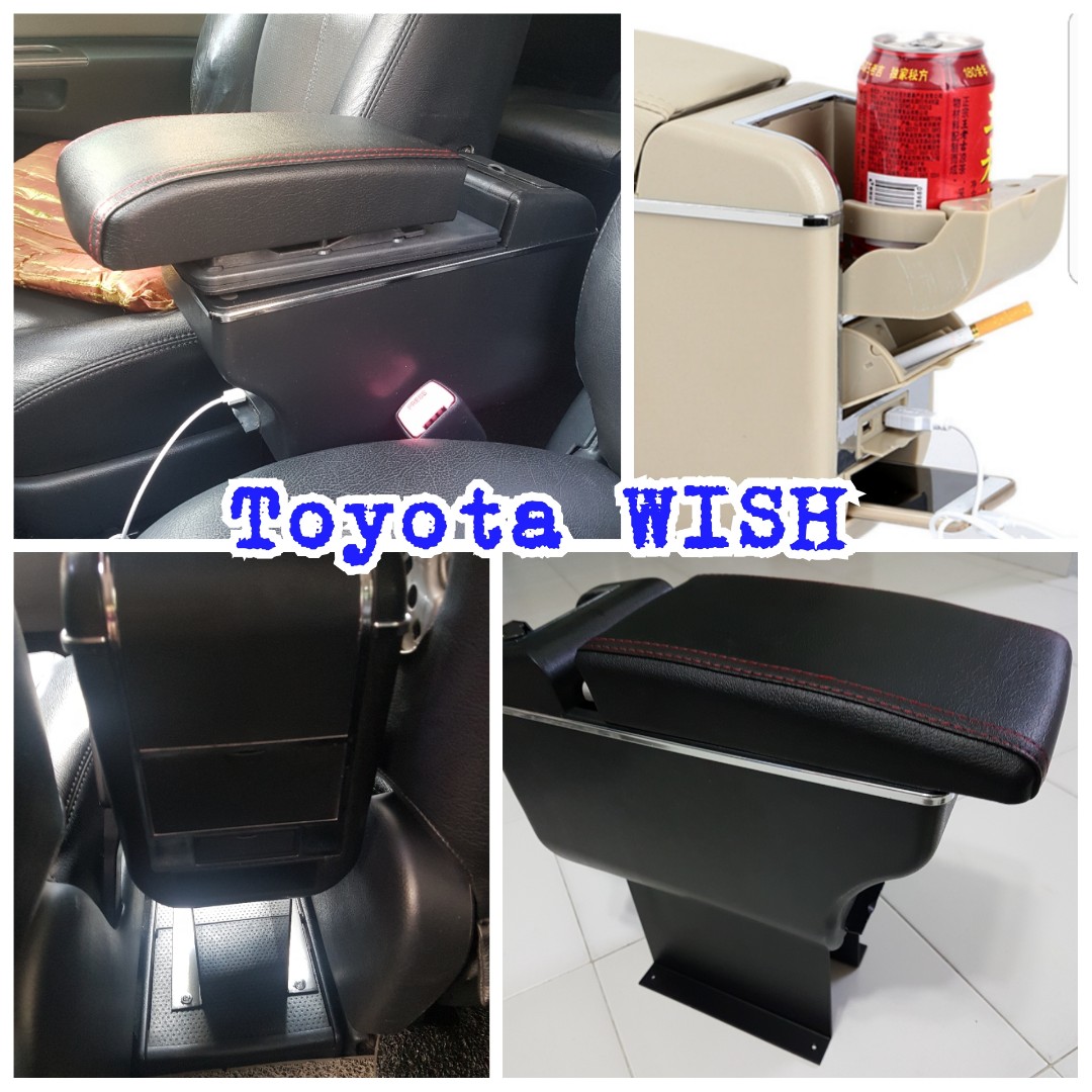Toyota WISH Sienta armrest console box compartment, Car Accessories ...