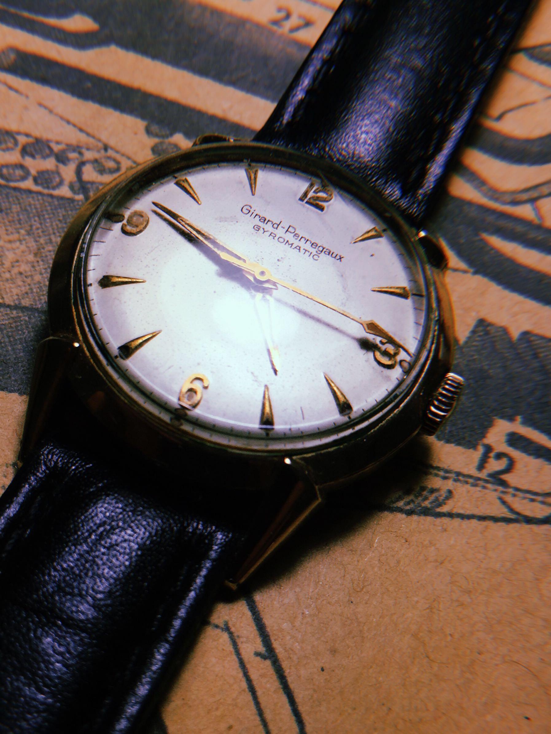 Girard perregaux gyromatic 10k gold filled store