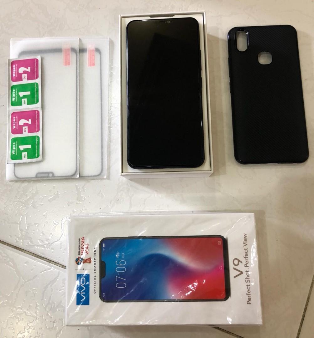 Vivo V9 Full Box Set With Telco Warranty And Extras Mobile Phones Tablets Android Phones Others On Carousell