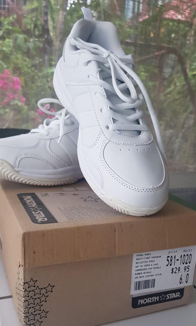 north star white school shoes