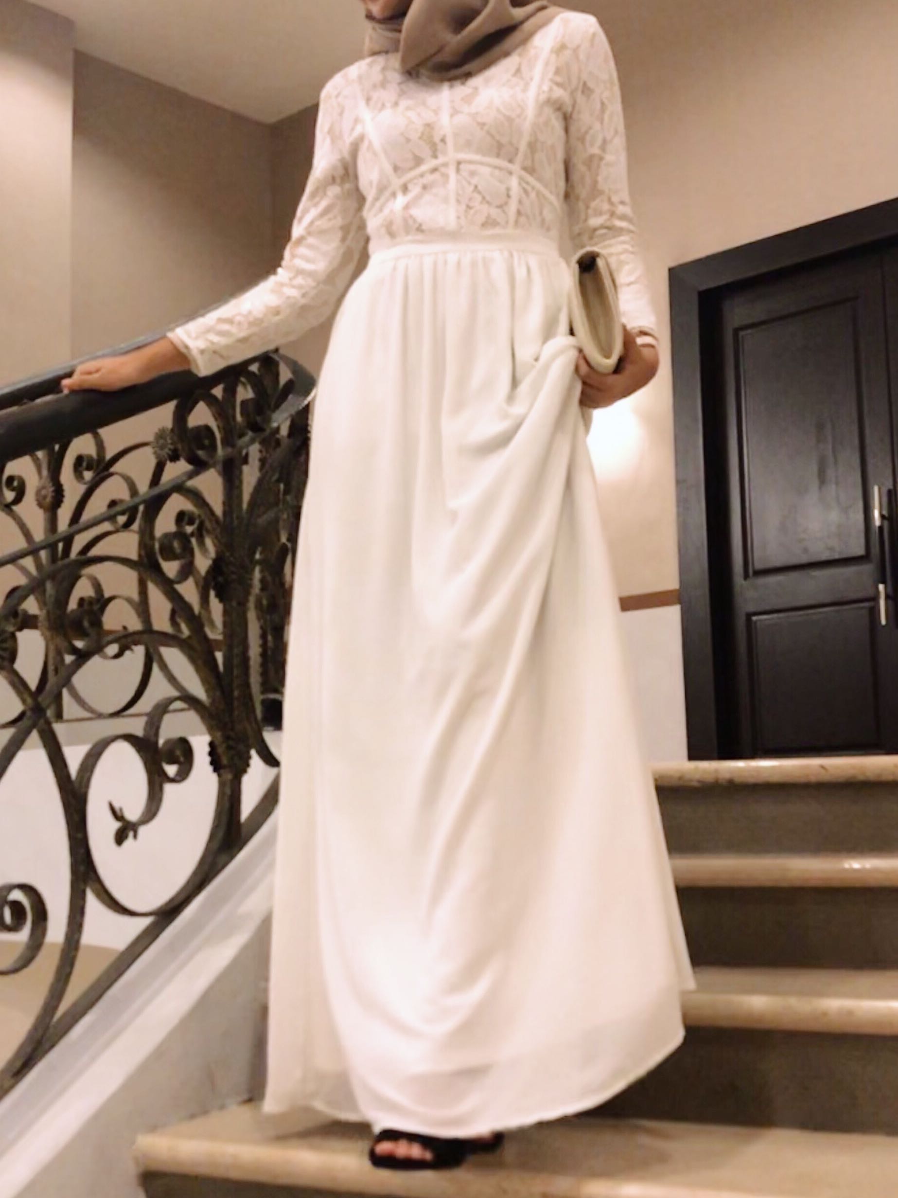 Dinner outlet white dress