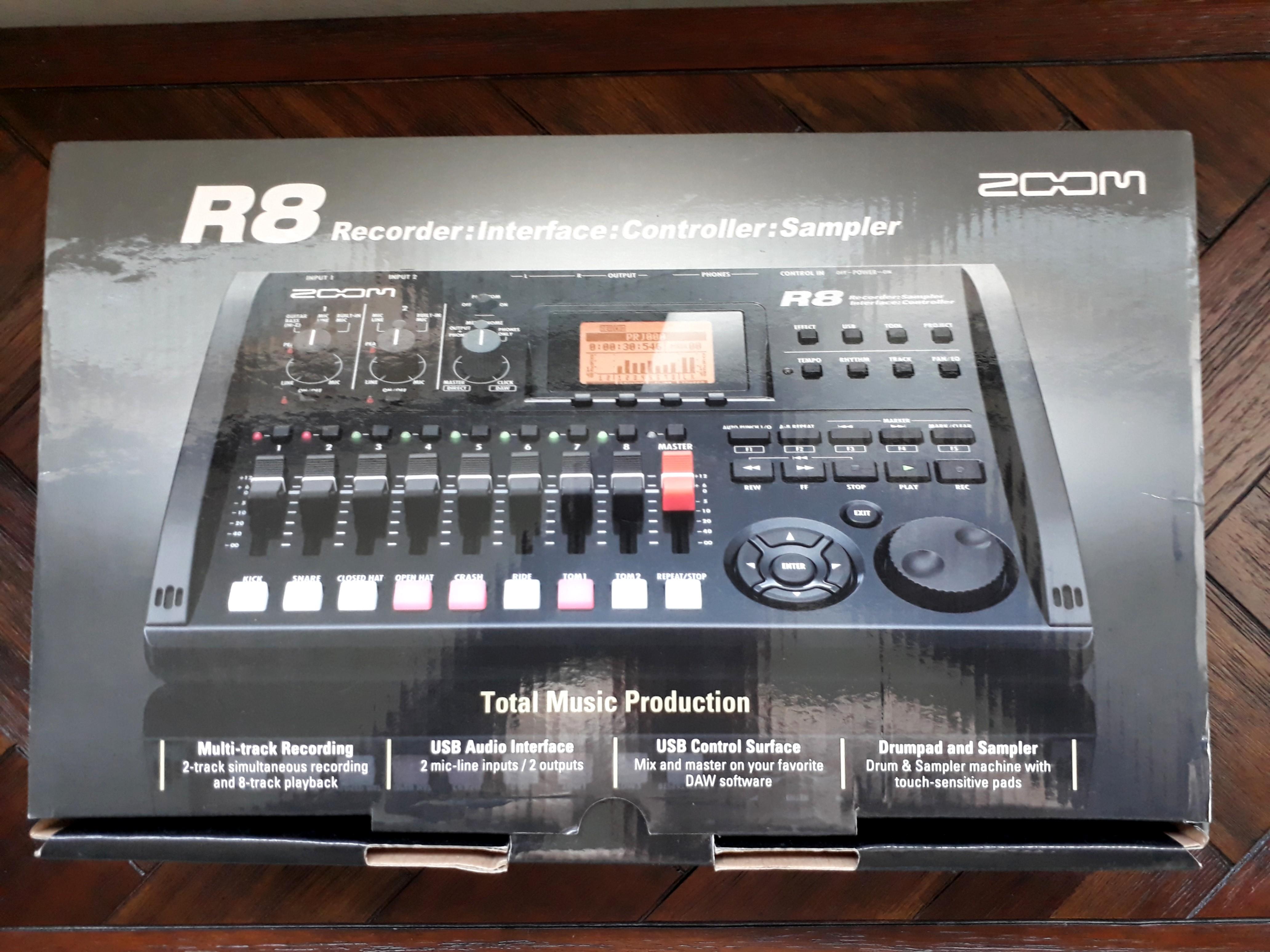 Zoom R8 Multitrack Recorder/Audio Interface/Controller/Sampler, Hobbies
