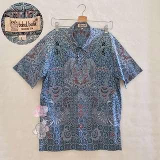 (Preloved Like New) Kemeja Batik Lengan Pendek - Bakul Batik