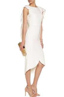 Antonio Berardi- Layered stretch-crepe dress