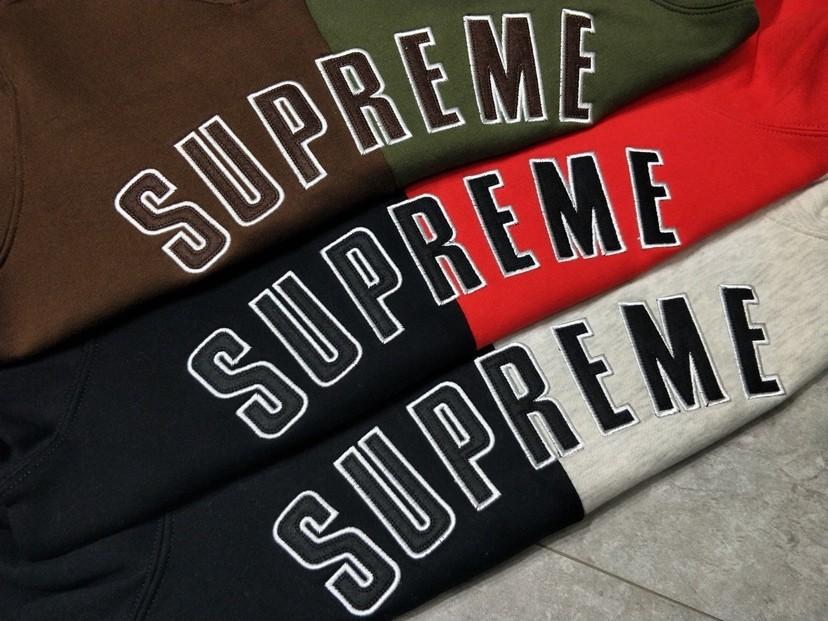 1 Supreme 18FW Split Crewneck Sweatshirt …麻$290, 男裝, 外套及戶外