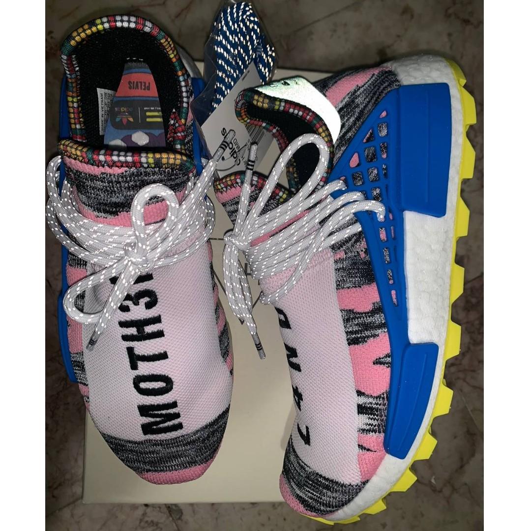 Adidas solar hu nmd pharrell mother land afro pack human