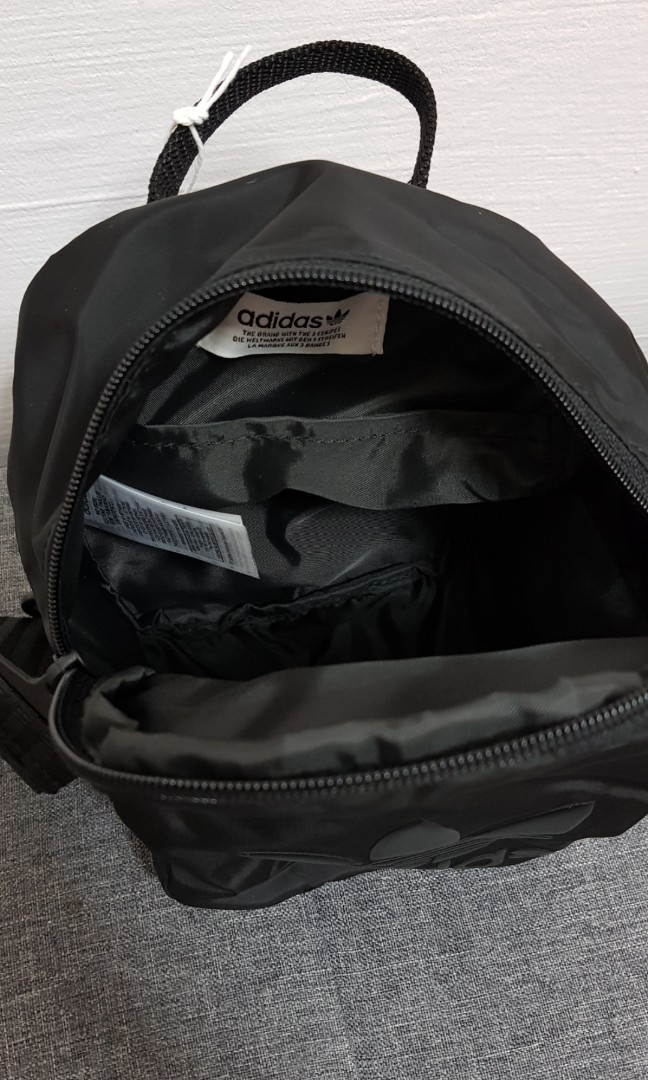 adidas Originals Mini Backpack | Adidas backpack, Black backpack, Mini backpack