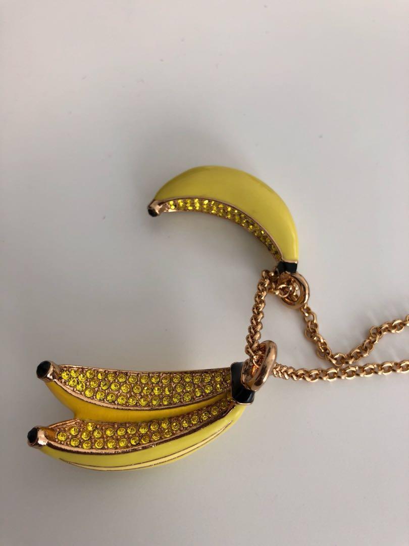Authentic Kate Spade gold tone crystal 