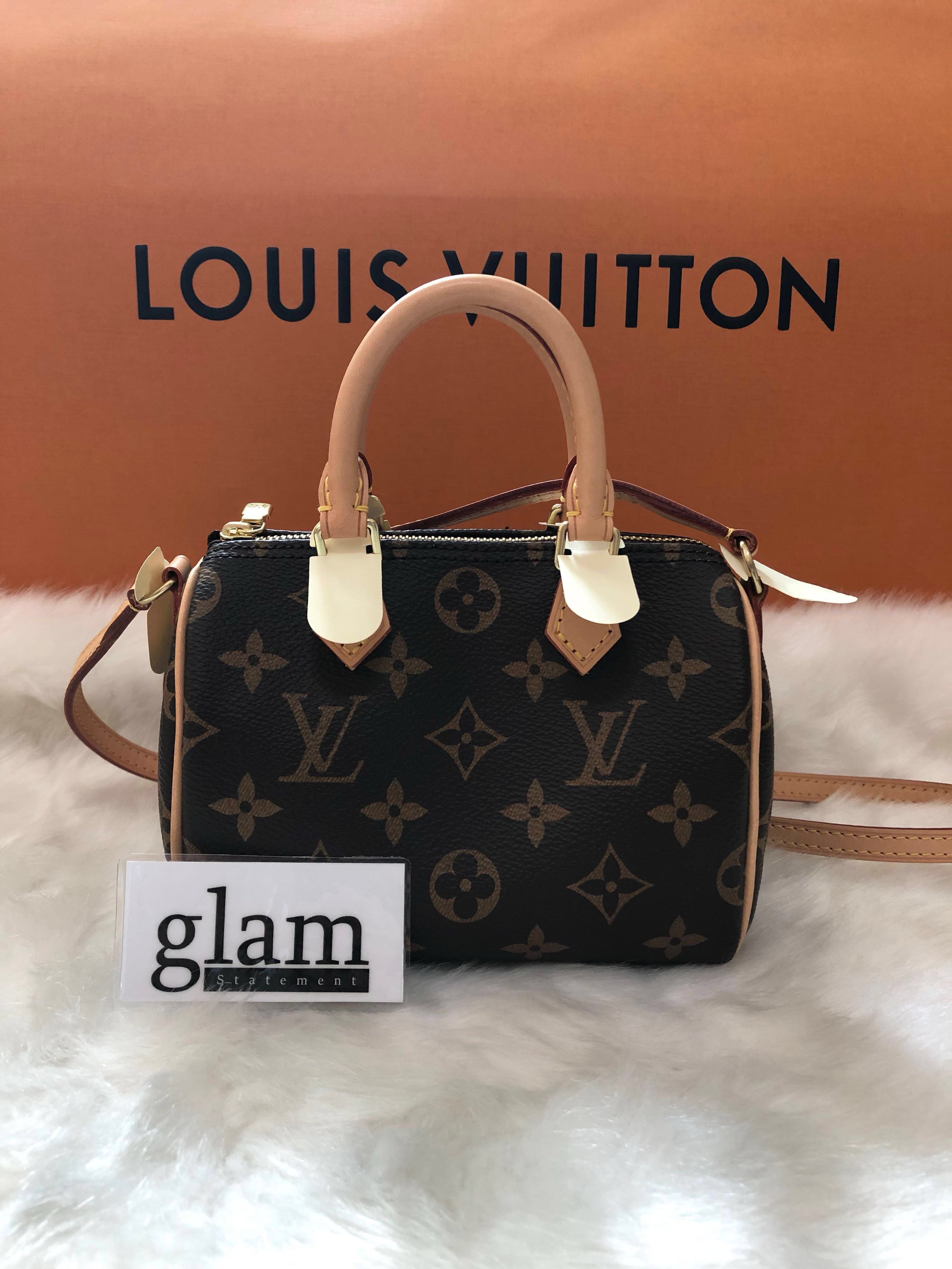 Used Louis Vuitton Nano Speedy 16cm Bag