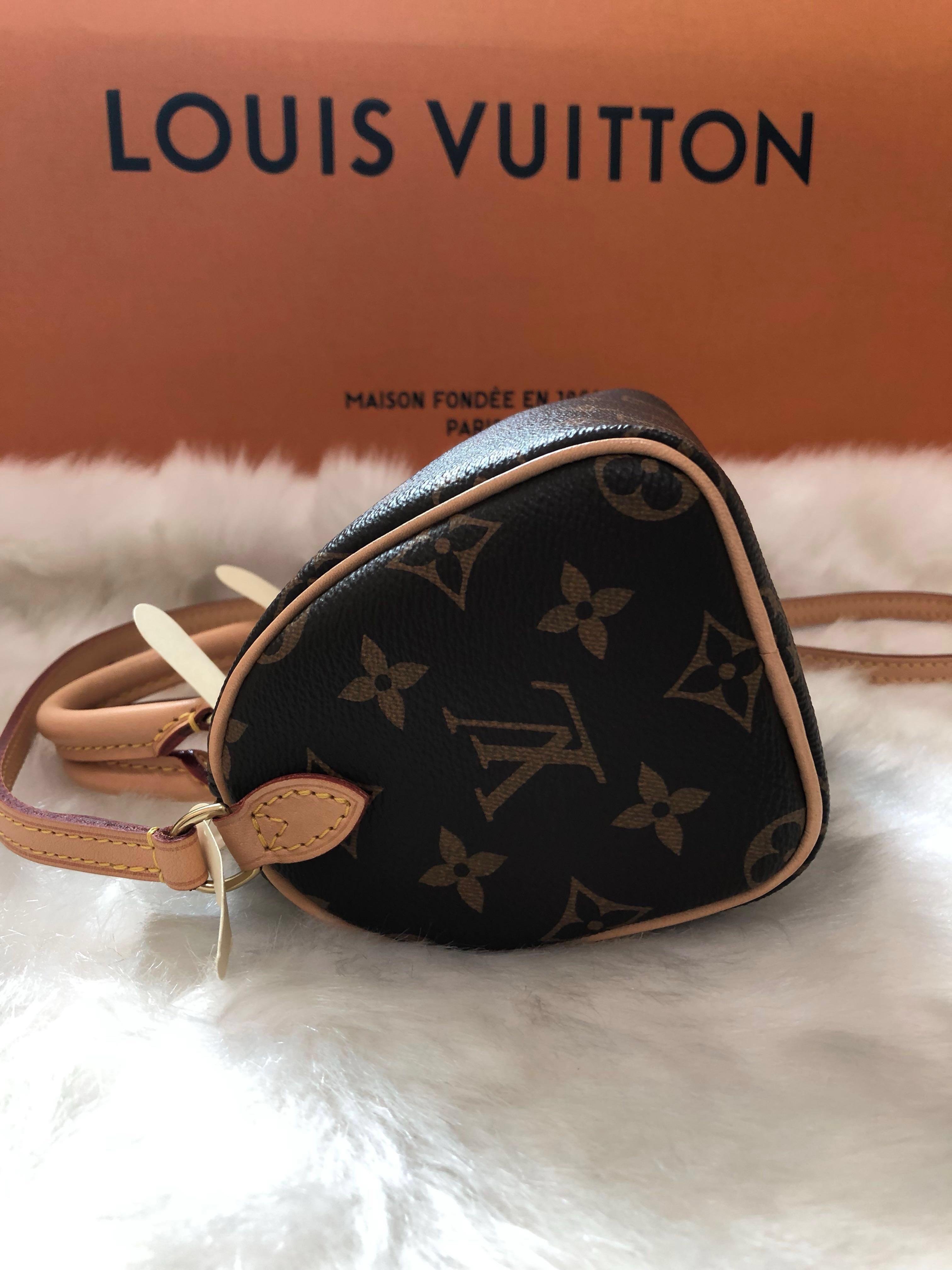 Authentic Louis Vuitton Nano Speedy Vintage bag, Luxury, Bags & Wallets on  Carousell