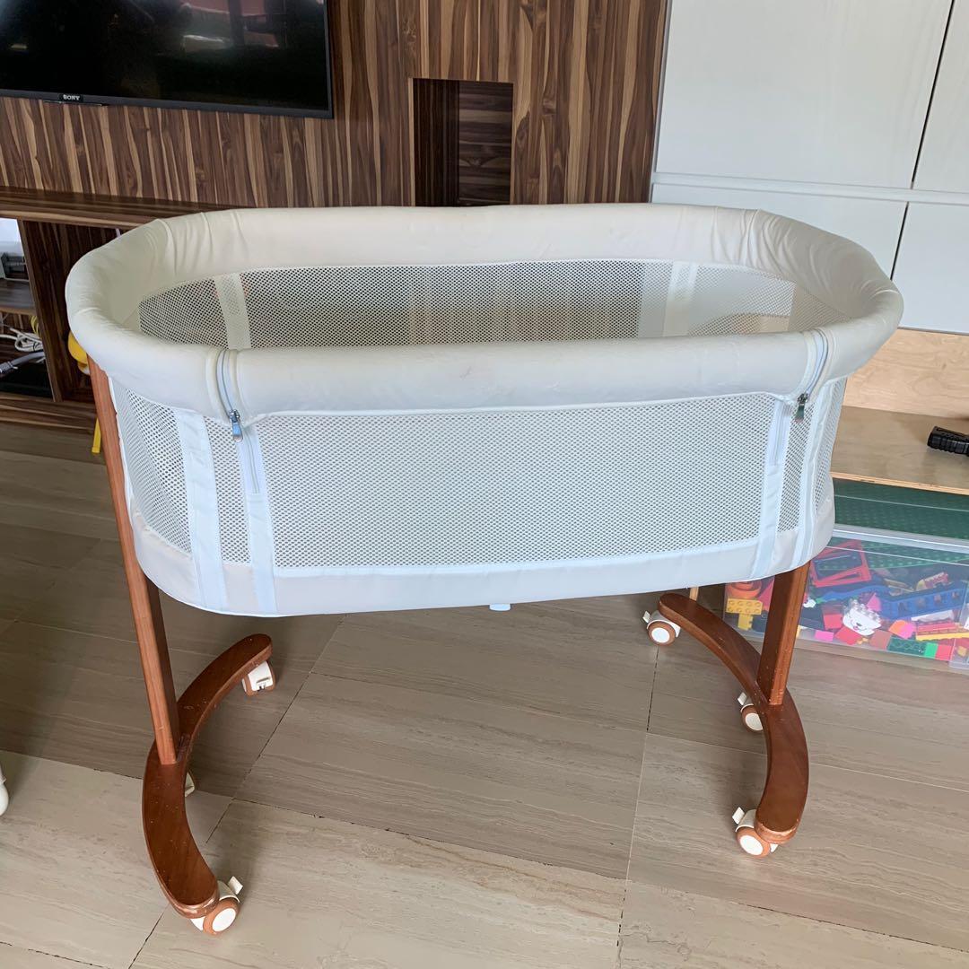 Baby Crib With Detachable Side Washable Cover Babies Kids
