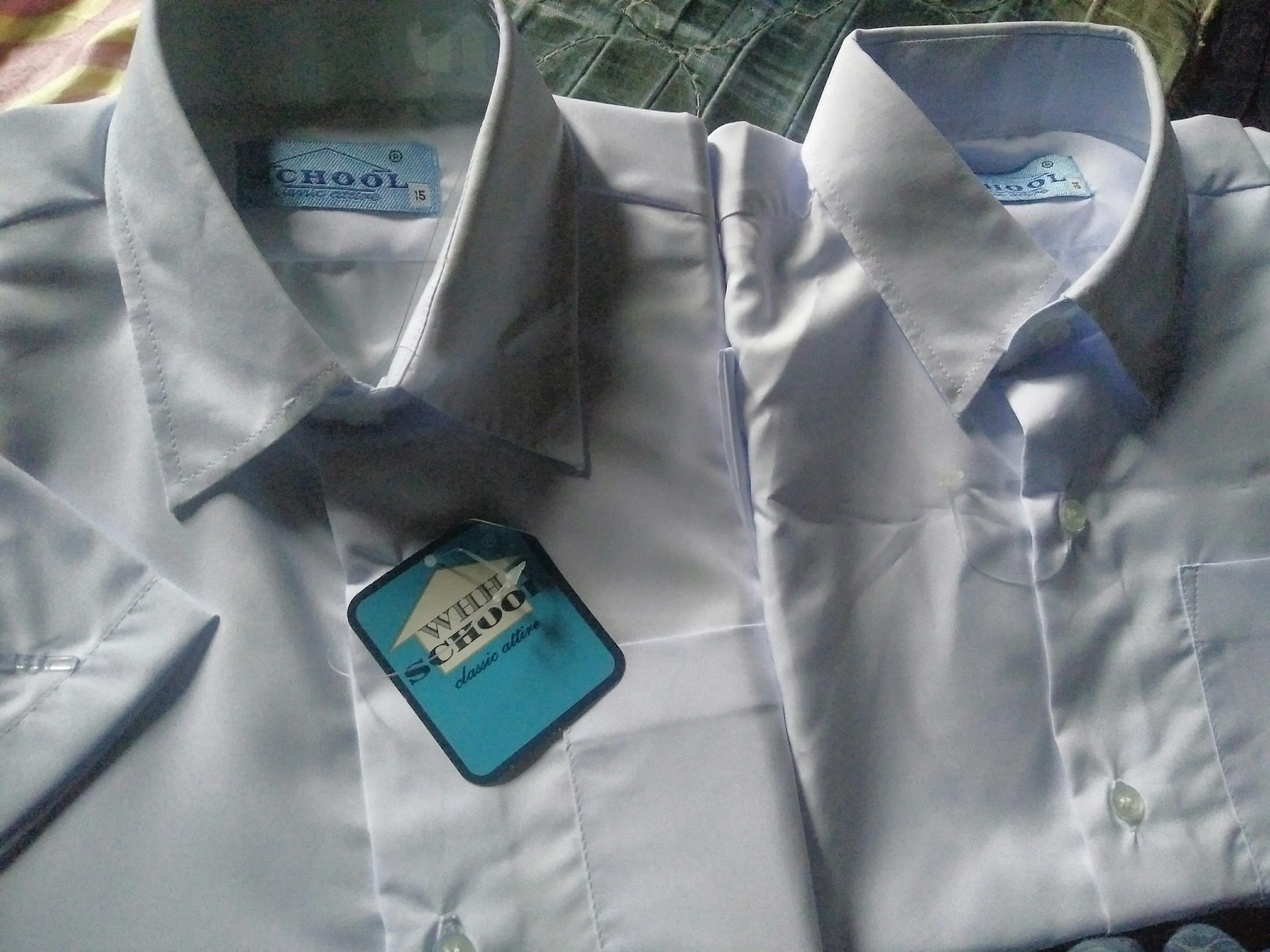 Baju Kemeja Sekolah Rendah Men S Fashion Clothes Tops On Carousell